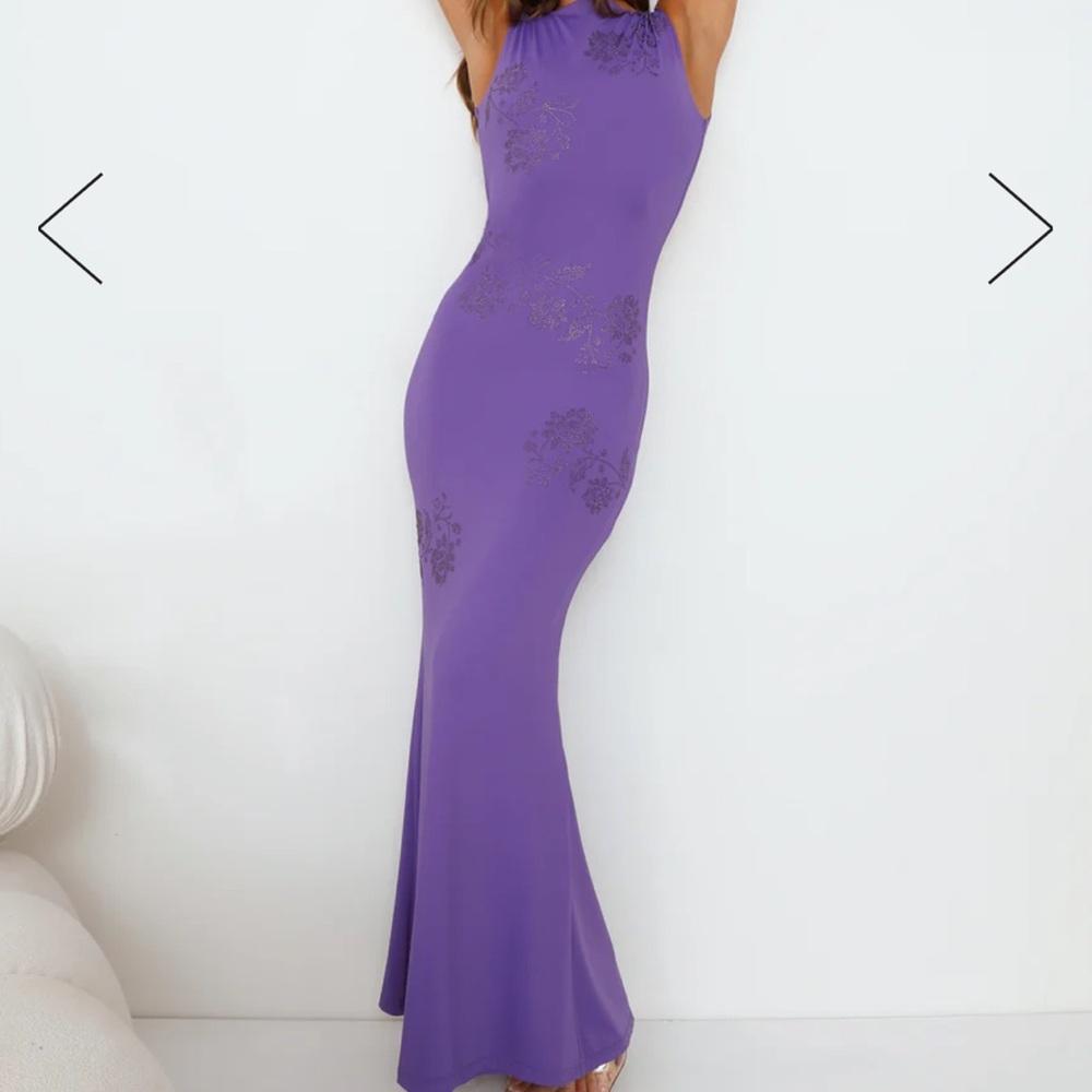 RUNAWAY THE LABEL Purple dress